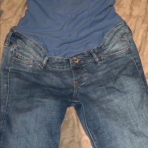 Maternity Blue skinny jeans